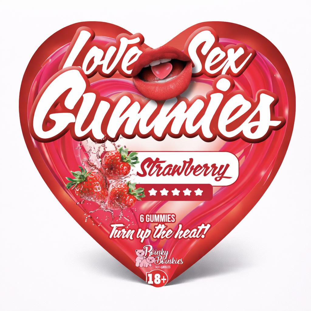 Love Sex Gummies – Strawberry 🍓